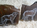 HOWLING TO THE THE MOON - Wolves 9 and 10 Pair, IMG 156-5655